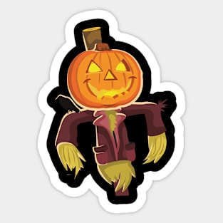 Creepy Scarecrow Sticker